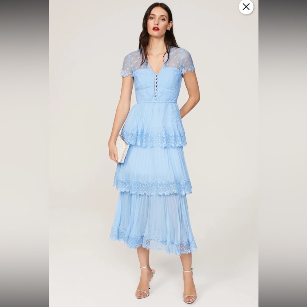 Self-Portrait
Tiered Midi Dress